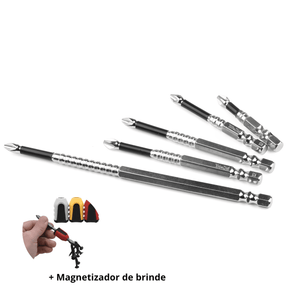 (Pague 5 Leve 20) - Ponteira Magnética Phillips em Aço Tungstênio