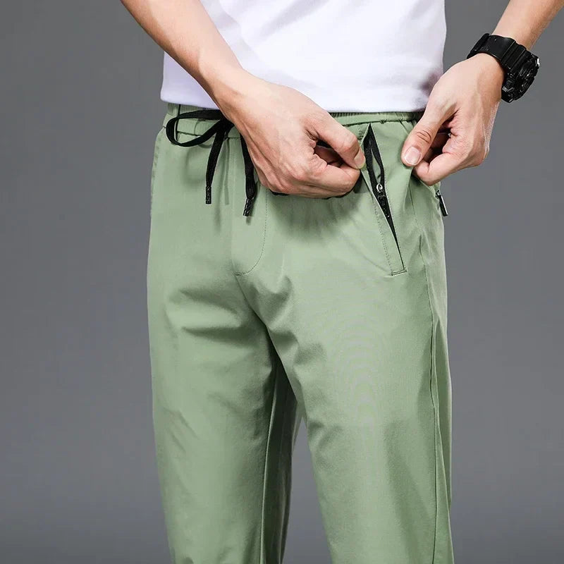 [KIT 5 CALÇAS] - Calça Masculina em Seda Gelo e Poliéster