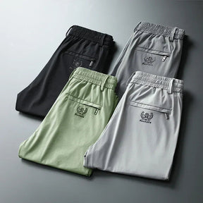 [KIT 5 CALÇAS] - Calça Masculina em Seda Gelo e Poliéster