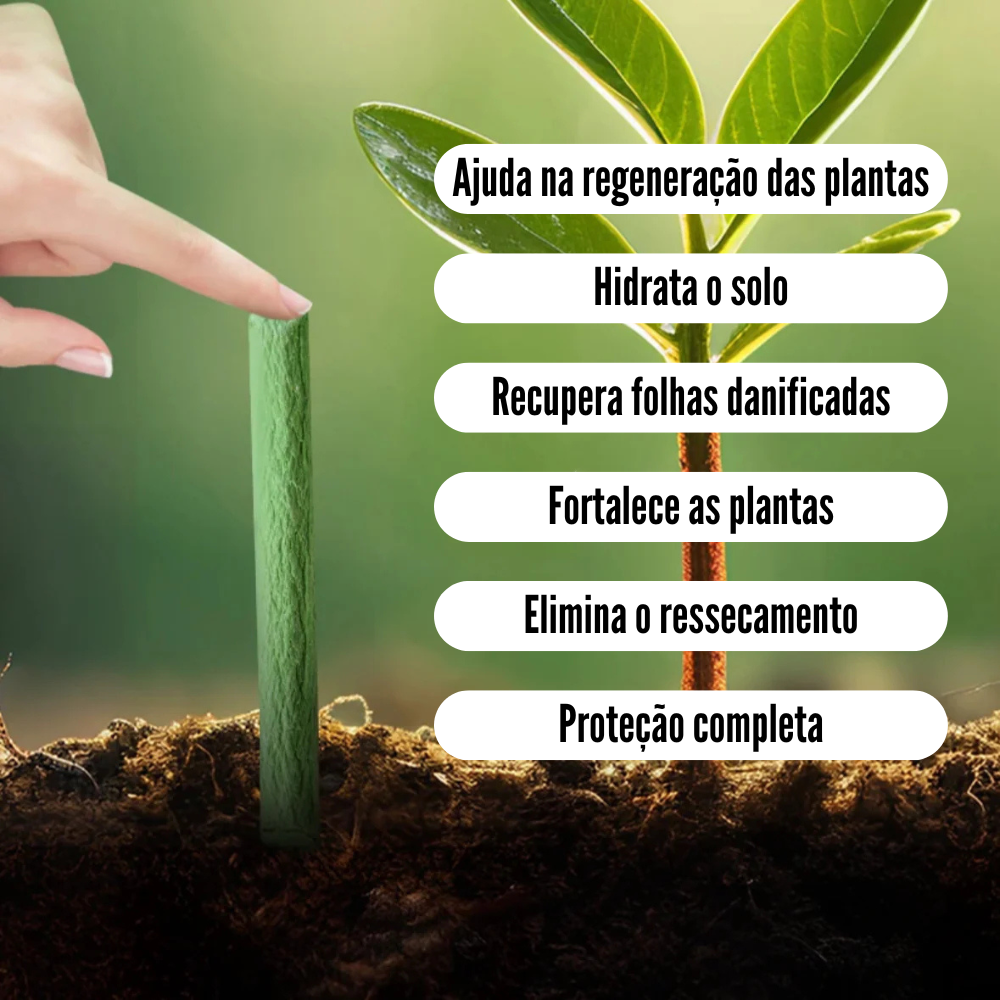 Bastonetes Cresça-Mais para o seu Jardim