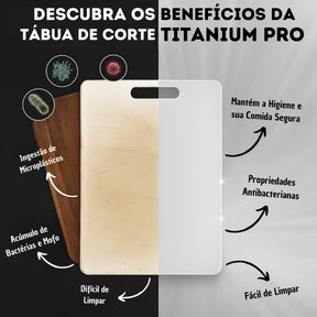 [PAGUE 1 LEVE 3] - Tábua Titanium Pro - Corte Preciso e Higiene Máxima
