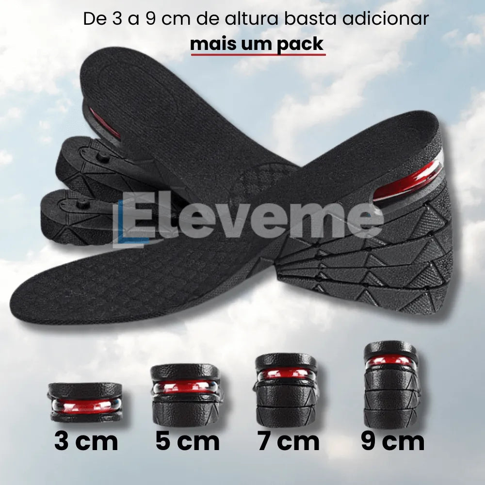 (Pague 2 Leve 5) - Palmilhas de Altura Ortopédica